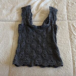 Grey Free People Love Letter Cami
